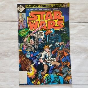 Star Wars #2 Marvel 1977 Vintage Comic Book (Whitman) 1st Kenobi & Chewbacca